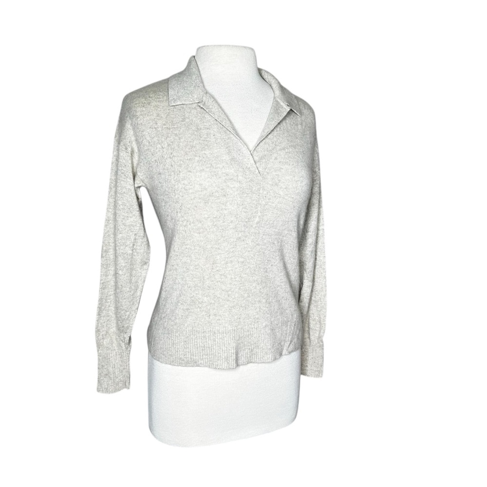 Everlane Cashmere Polo Sweater small - Picture 3 of 4